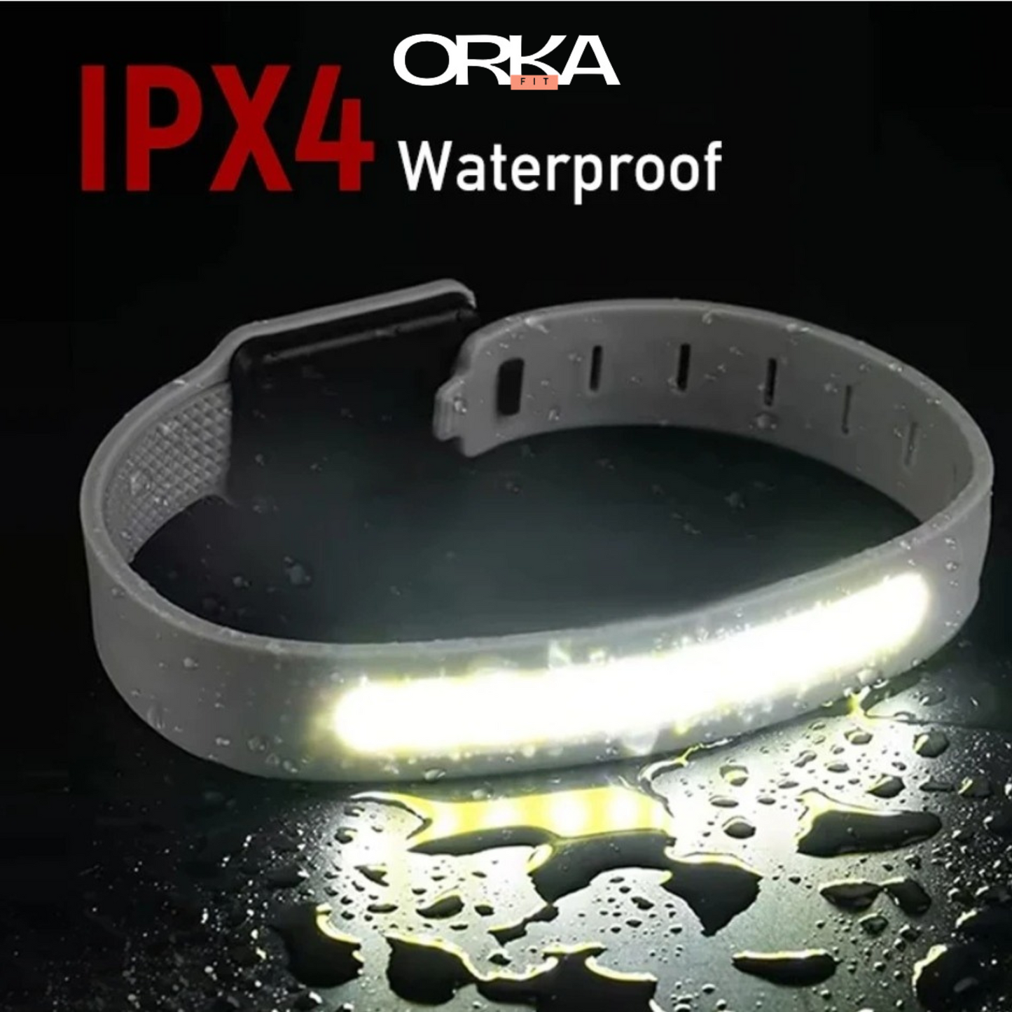 StrideGlow 230 – LED Running Light Wristband - Orkafit UK