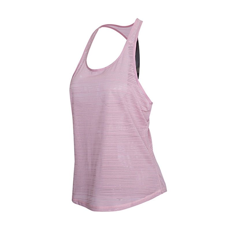 Sleeveless Seamless Workout Tank Top - Orkafit UK