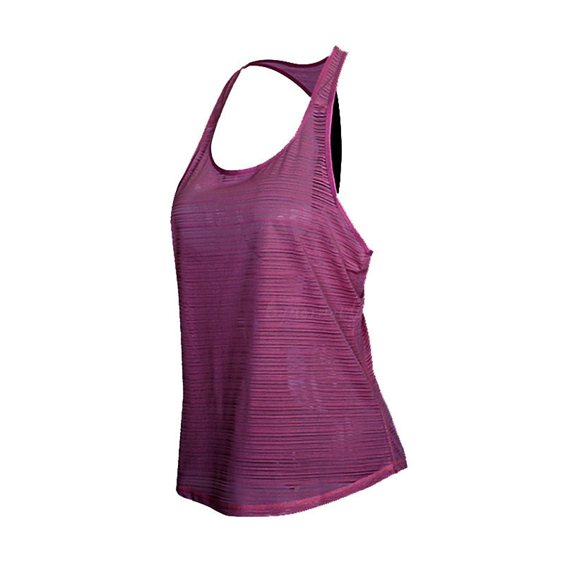 Sleeveless Seamless Workout Tank Top - Orkafit UK