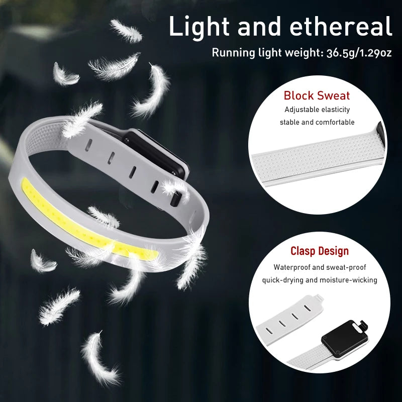 StrideGlow 230 – LED Running Light Wristband - Orkafit UK
