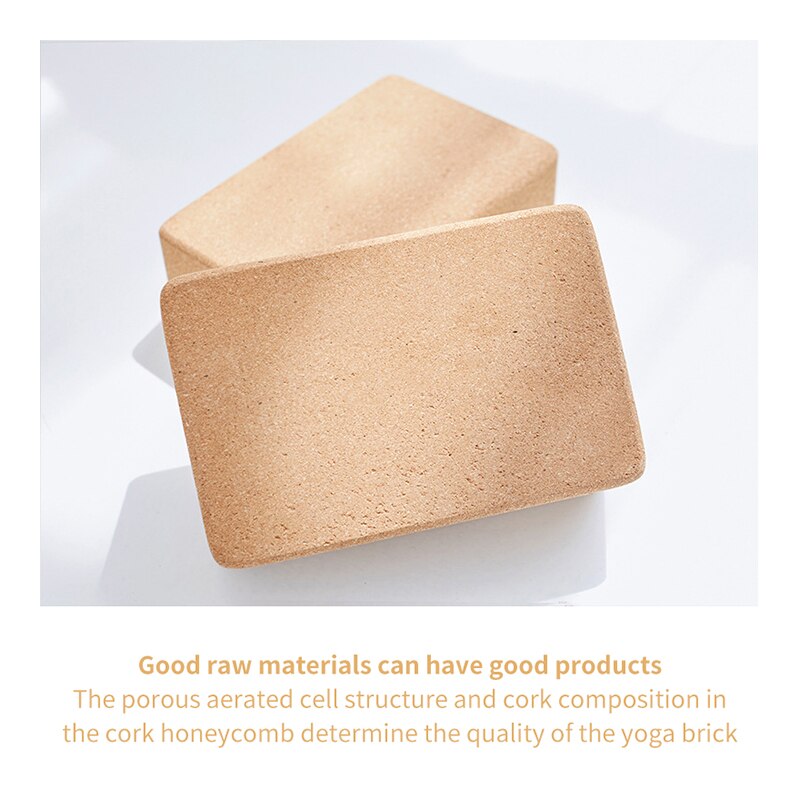Natural Eco-Friendly Cork Yoga Block - Orkafit UK
