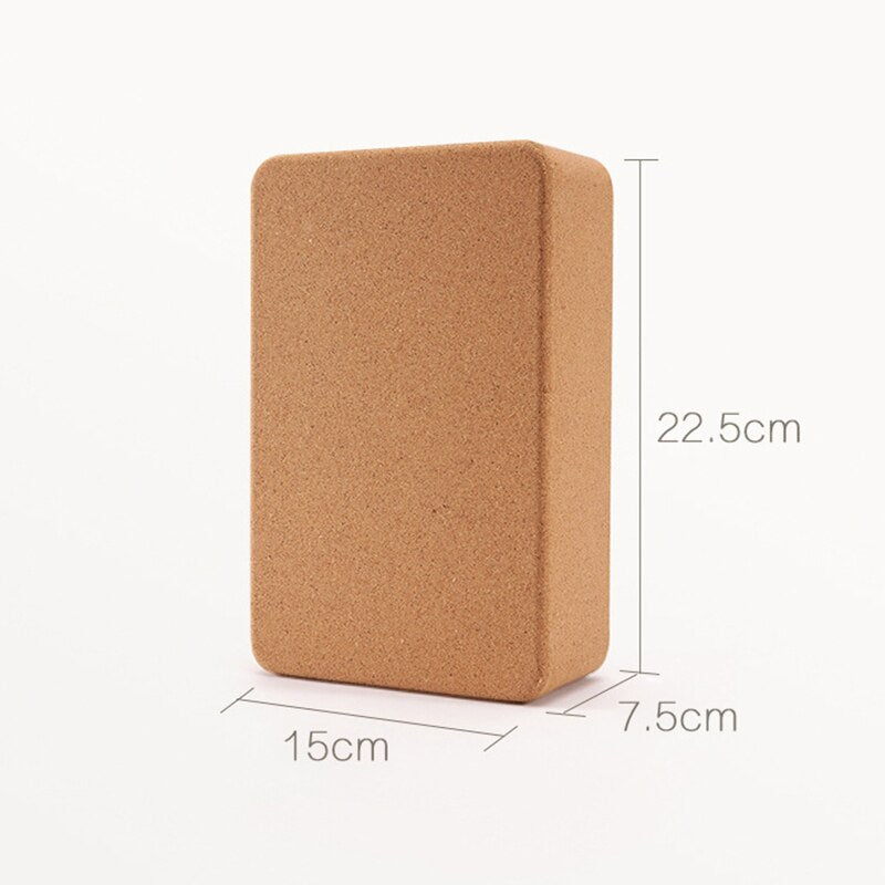 Natural Eco-Friendly Cork Yoga Block - Orkafit UK