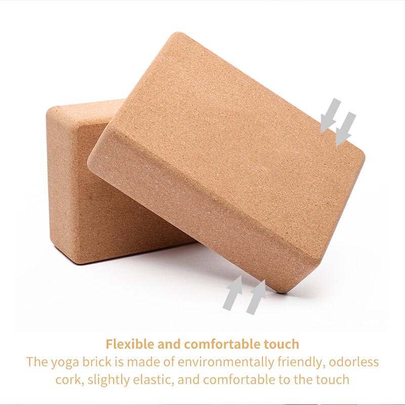 Natural Eco-Friendly Cork Yoga Block - Orkafit UK
