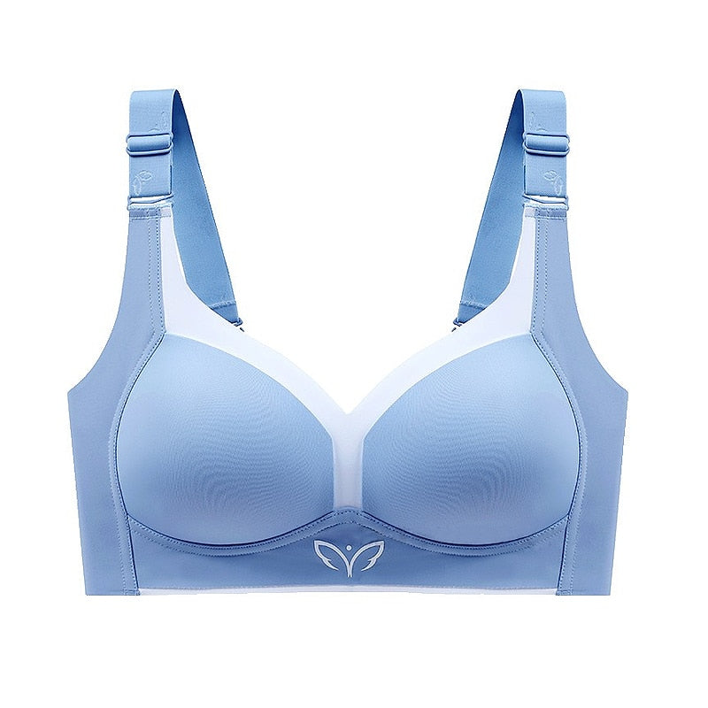 Seamless Plus Size Wireless Full Coverage Bra - Orkafit UK