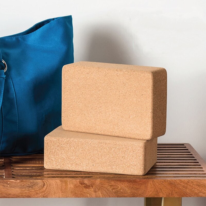 Natural Eco-Friendly Cork Yoga Block - Orkafit UK