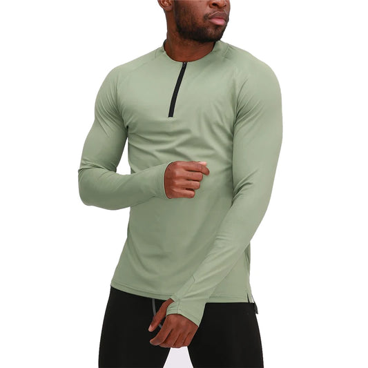 Men's Sports Compression Long Sleeve - Orkafit UK