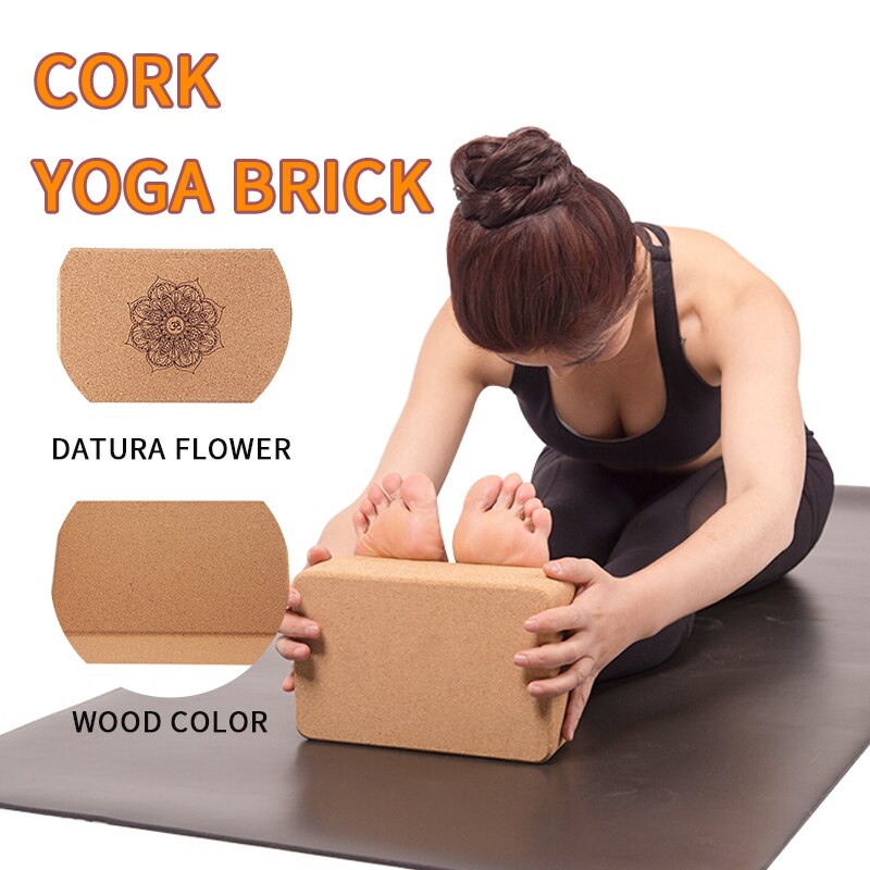 Natural Eco-Friendly Cork Yoga Block - Orkafit UK
