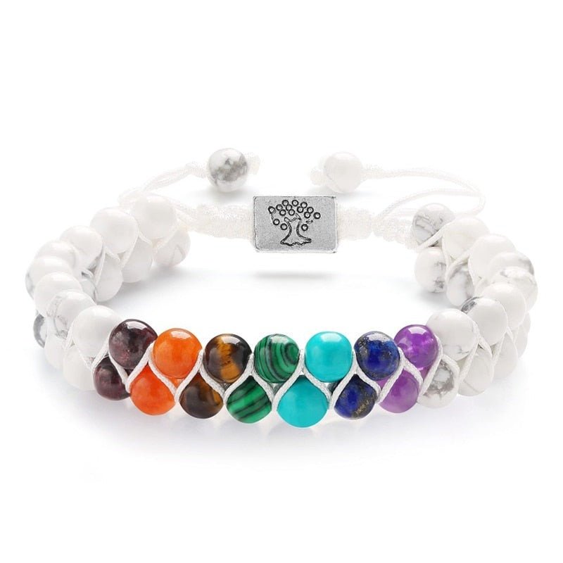 7 Chakra Stone Bracelet - Orkafit UK