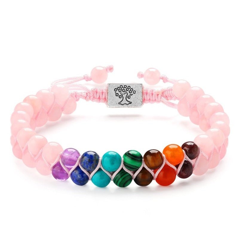 7 Chakra Stone Bracelet - Orkafit UK