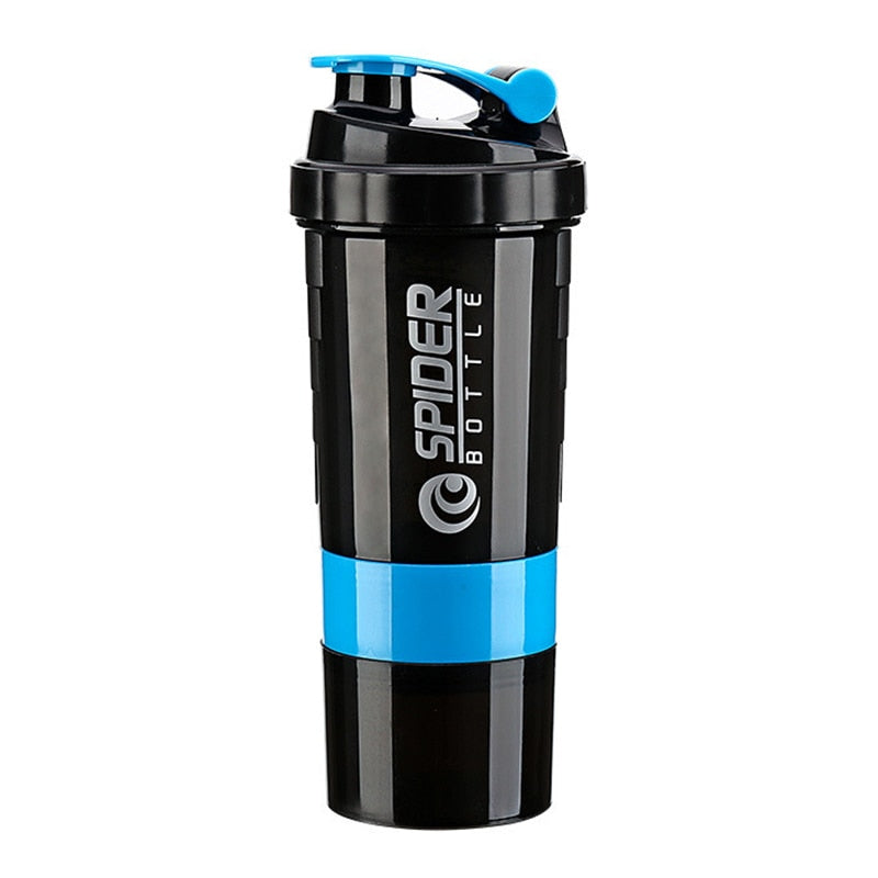 Protein Power 3-Layer Shaker Protein Bottle - Orkafit UK