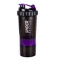 Protein Power 3-Layer Shaker Protein Bottle - Orkafit UK